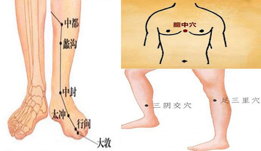 腳上的太沖穴行間穴大敦穴同樣屬于護(hù)肝穴圖片片