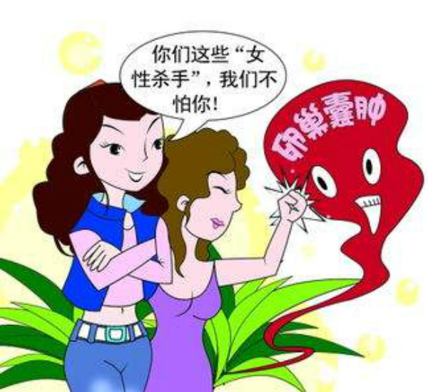 卵巢囊肿是怎么引起的漫画