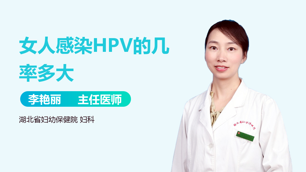 女人感染HPV的几率多大