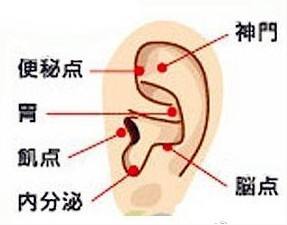 中医耳朵穴位图片漫画