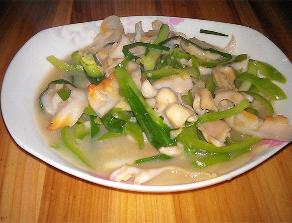 青椒炒象拔蚌_中华康网