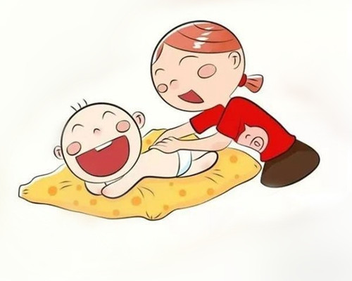 宝宝肚子胀气按摩图 (2)