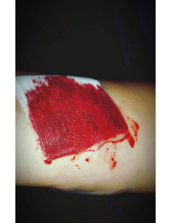 伤口流血照片 下面图片