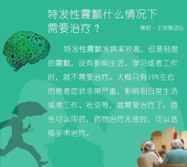 一圖讀懂特發性震顫被當做帕金森病治療會怎樣