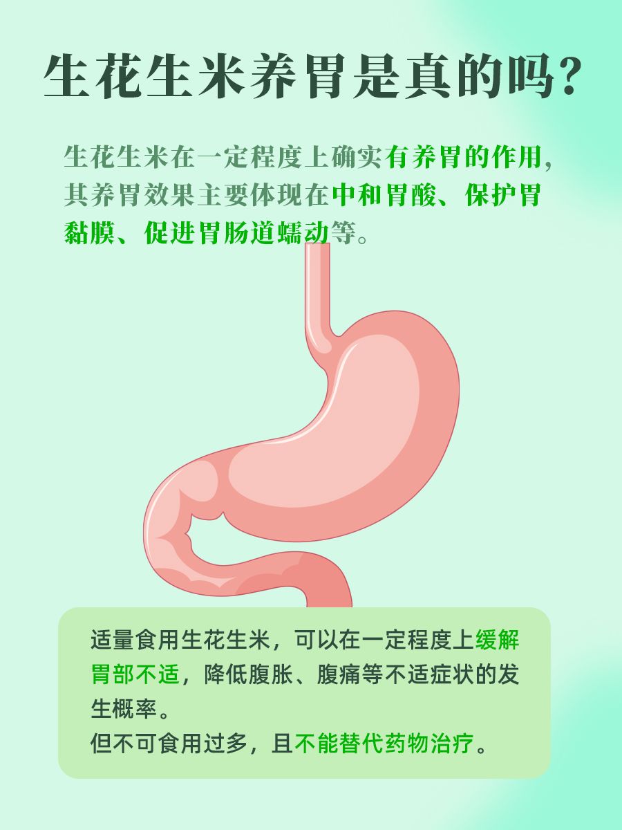 生花生米，真的是养胃神器吗？快来瞧瞧！