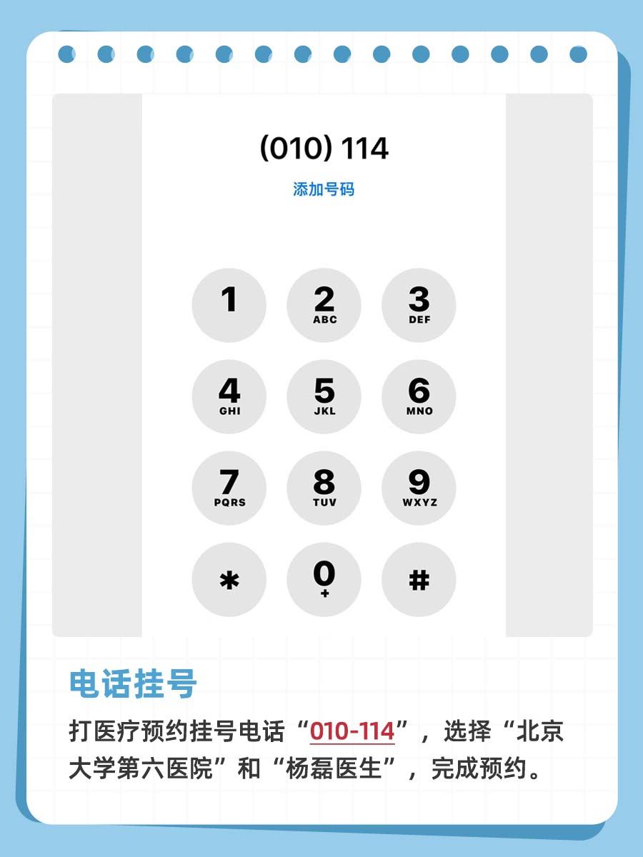 北京大学第六医院杨磊怎么样?怎么挂号?