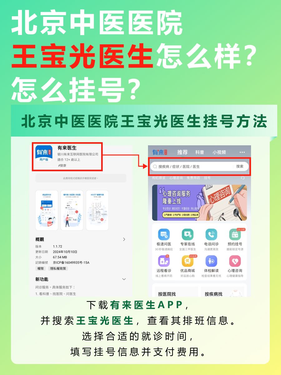 北京中医医院王宝光医生怎么样?怎么挂号?