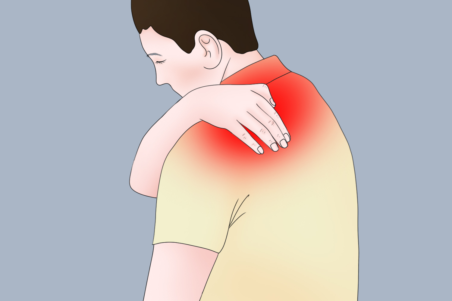 神经根型颈椎病颈肩痛图 神经根型颈椎病颈肩痛图
