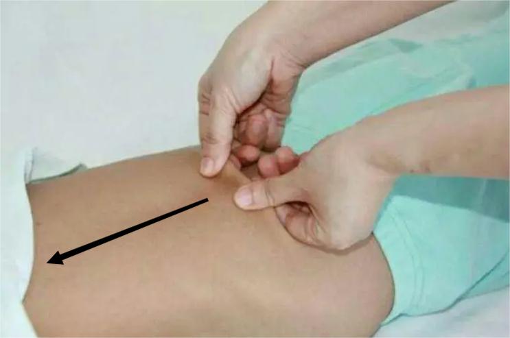 小儿发烧捏脊的正确手法图 小儿发烧捏脊的正确手法图
