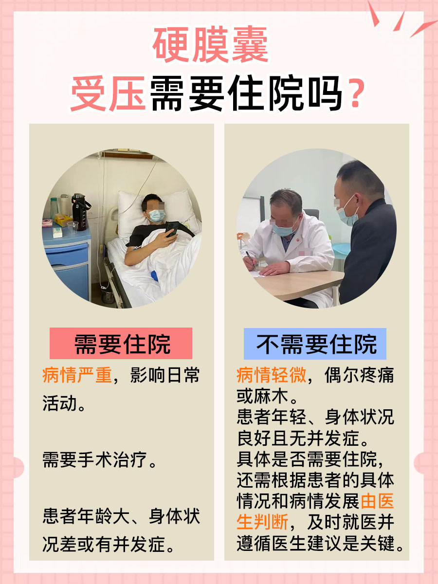 硬膜囊受压于要不要住院?这事不一定!
