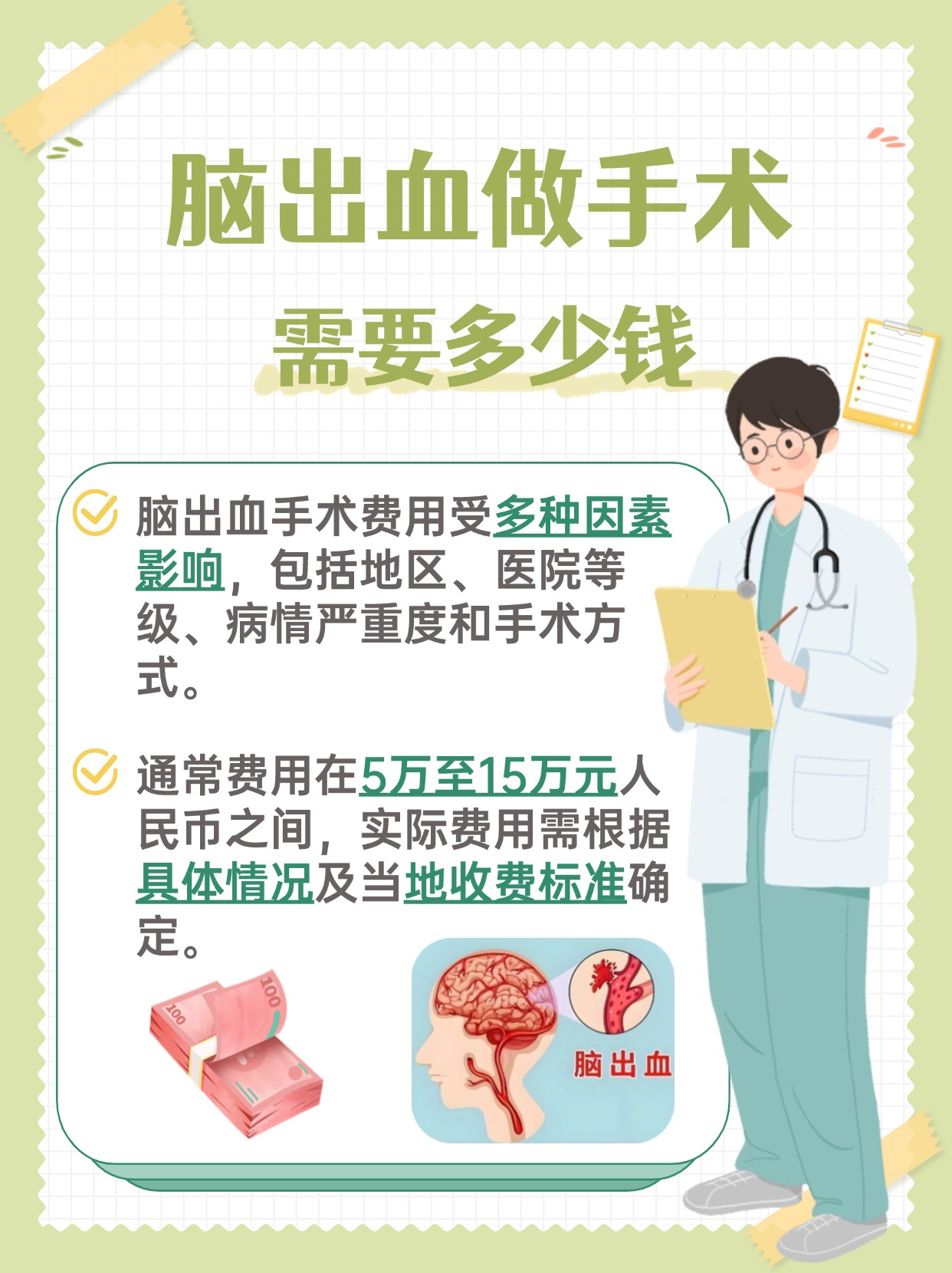 脑出血手术费用揭秘：救命手术究竟要花多少？