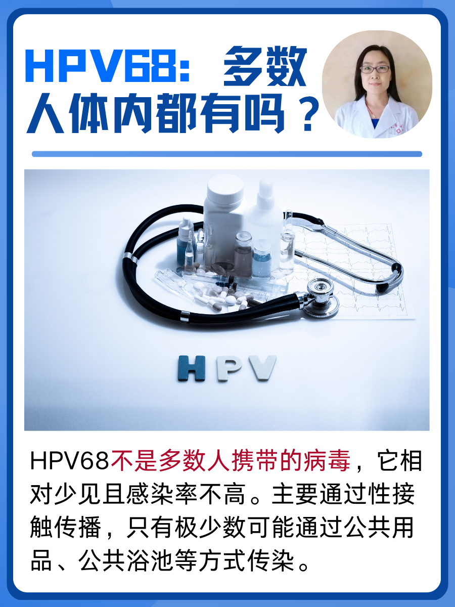 HPV68:多数人体内都有吗?