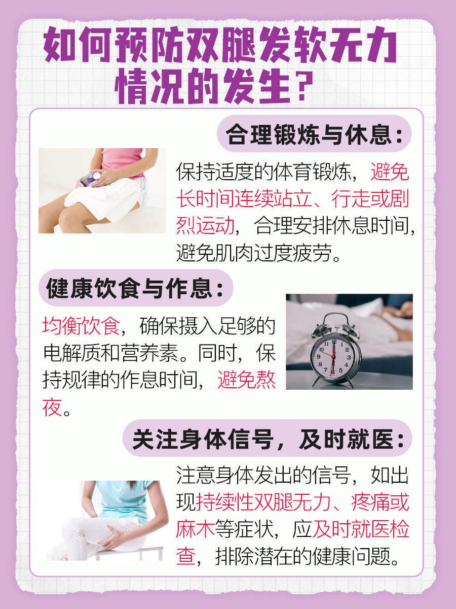 带你揭秘双腿发软无力的背后真相，速来围观