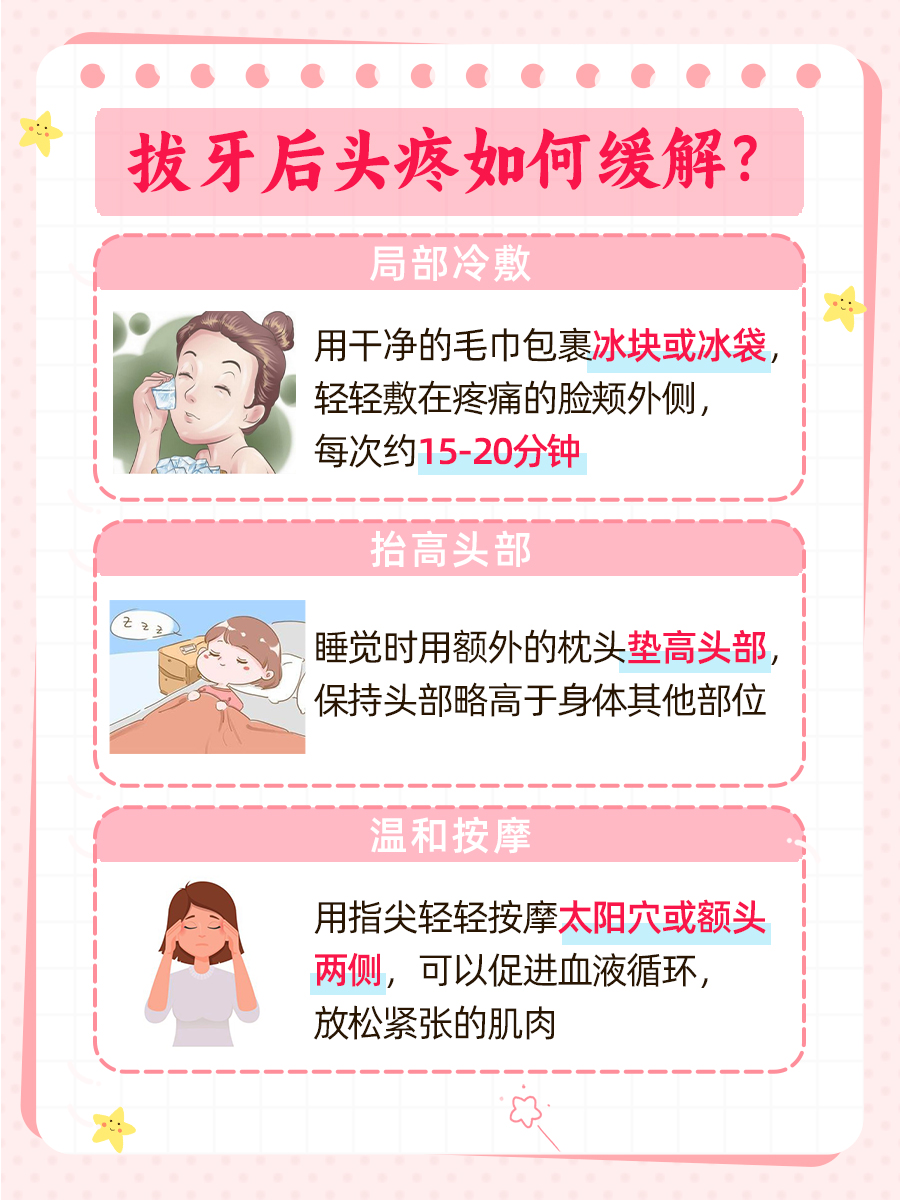 拔牙后头疼，是正常反应还是不正常？