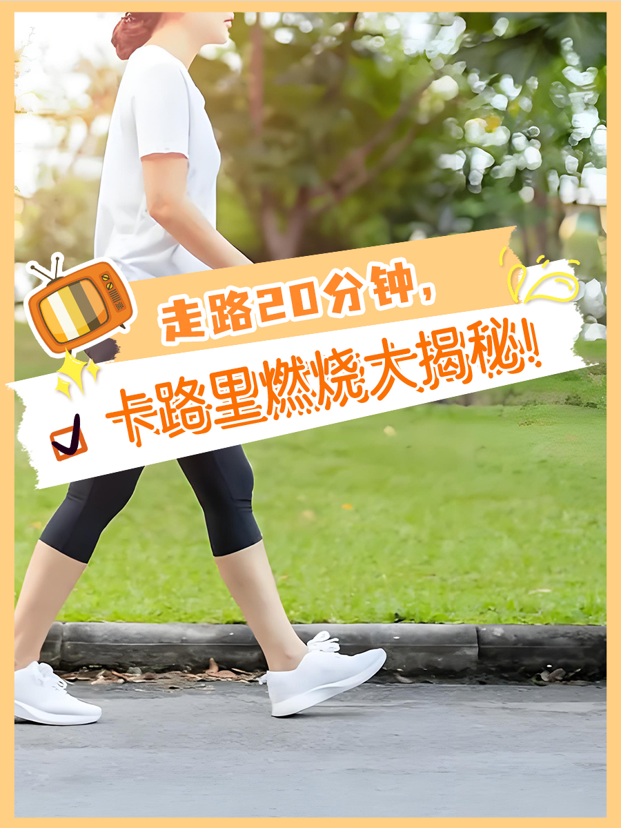 走路20分钟，卡路里燃烧大揭秘！