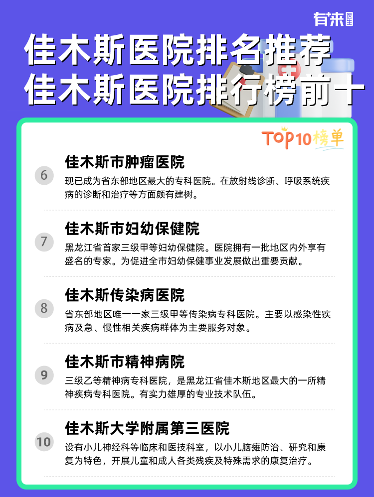 佳木斯医院排名推荐 佳木斯医院排行榜前十