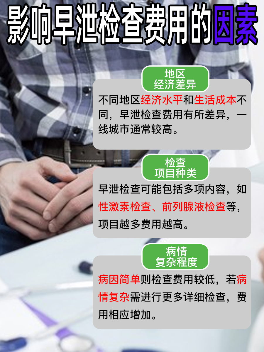 早泄检查需花多少钱?关键信息别错过