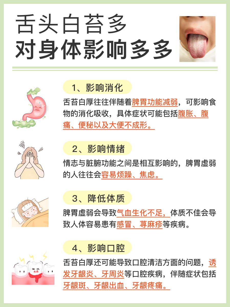 医生解析舌头白苔多：原因、影响与调理之道