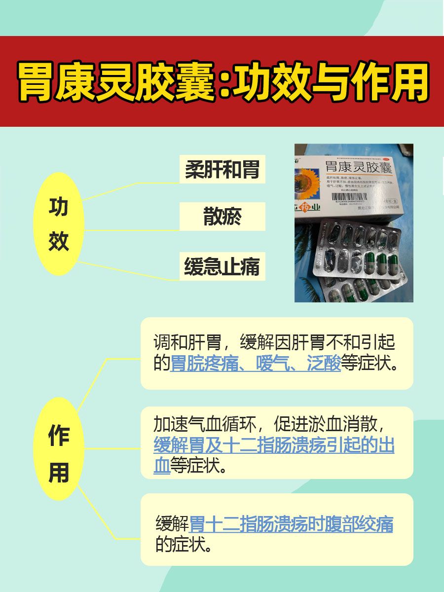 拯救胃病？胃康灵胶囊功效作用一目了然