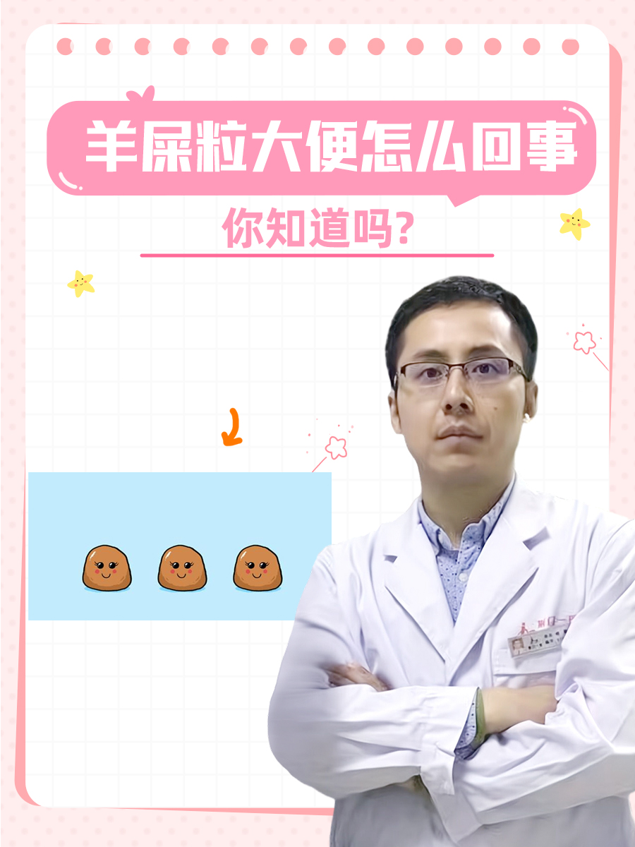 羊屎粒大便怎么回事,你知道吗?