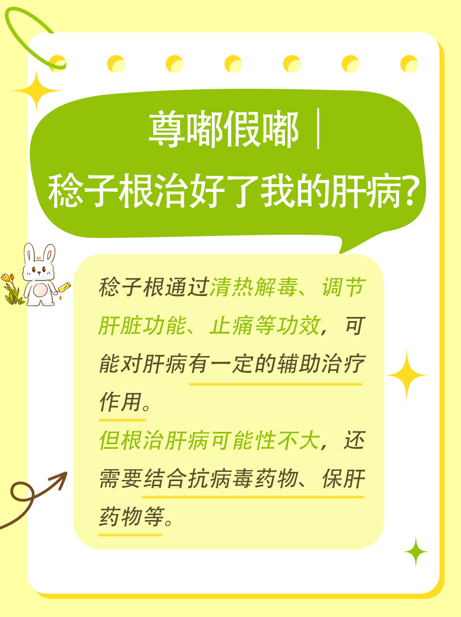 尊嘟假嘟｜稔子根治好了我的肝病？