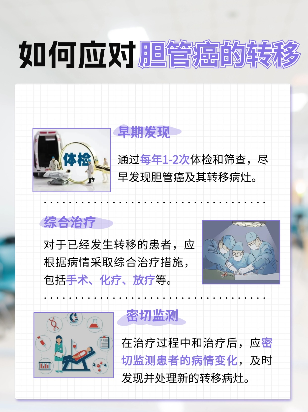 胆管癌患者必读：了解转移的早期信号