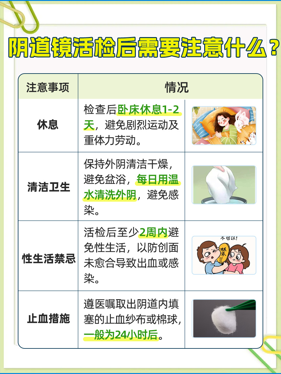 阴道镜活检前，医生说的注意事项做对了吗？
