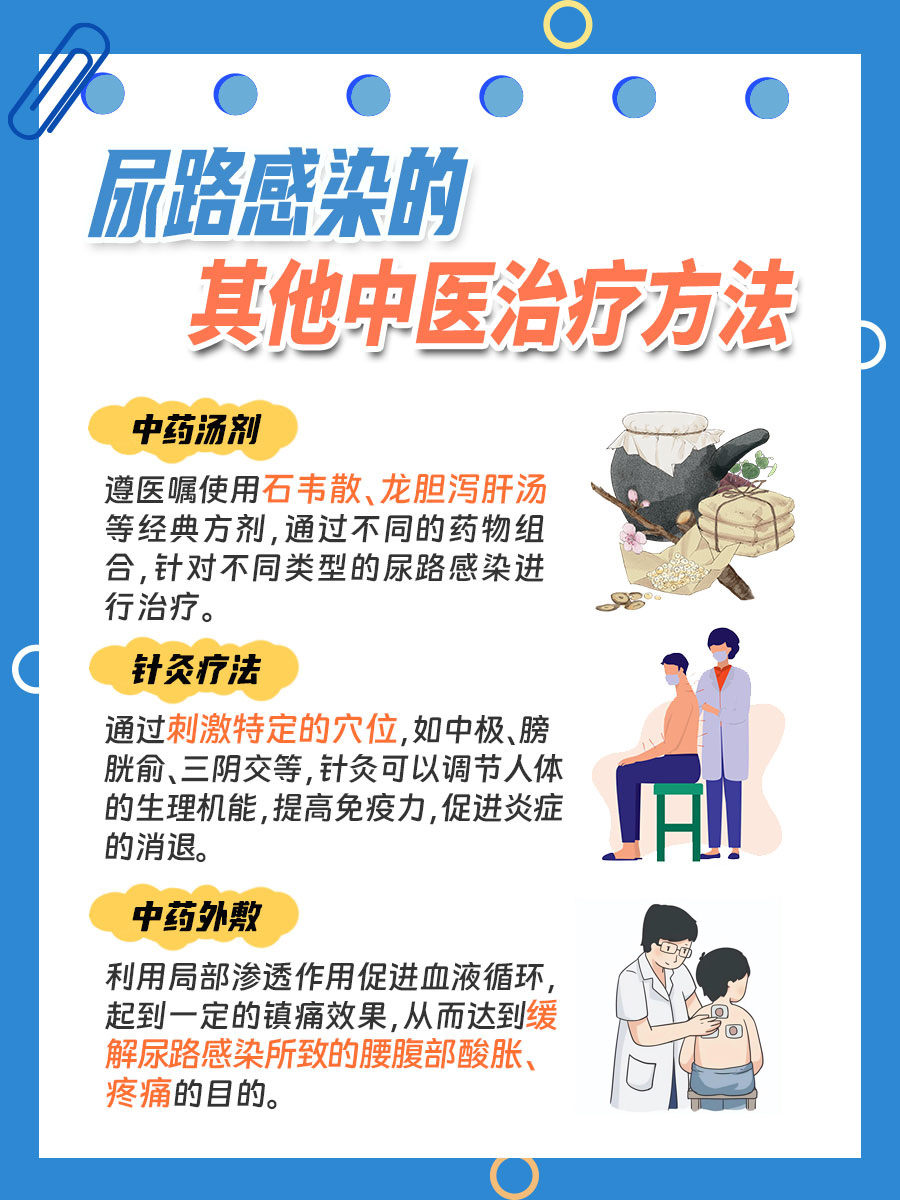 解析：八正散对尿路感染的功效