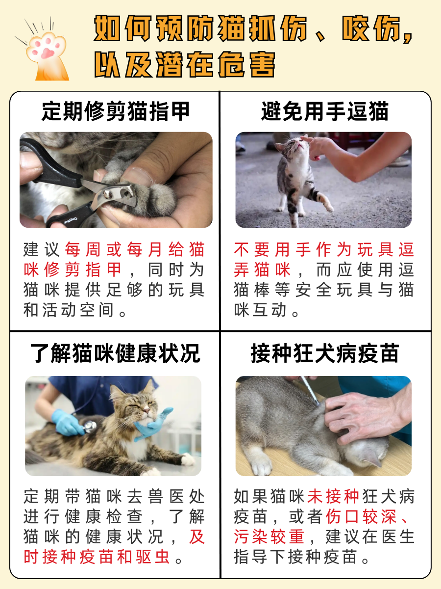 猫抓伤VS咬伤：伤害性质大不同！