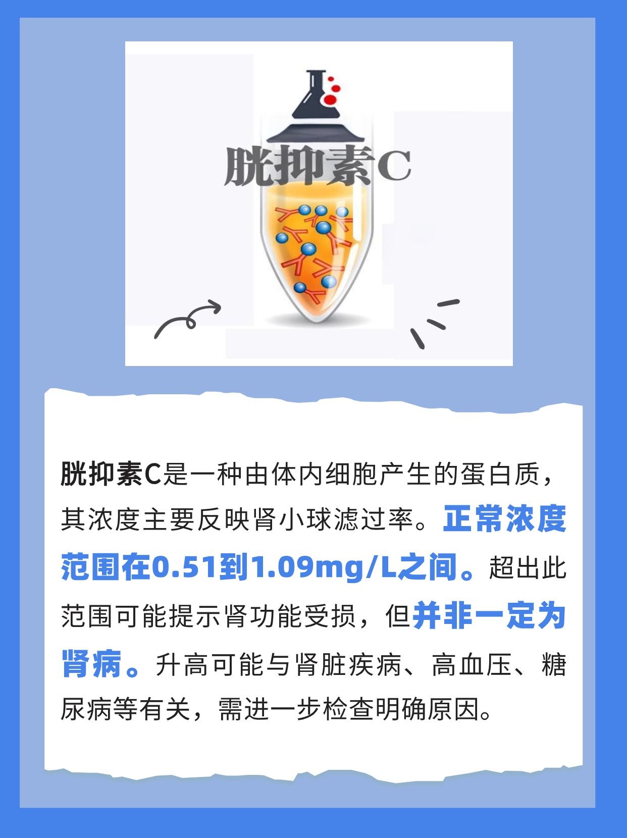 胱抑素C高于正常值多少,算肾病呢?