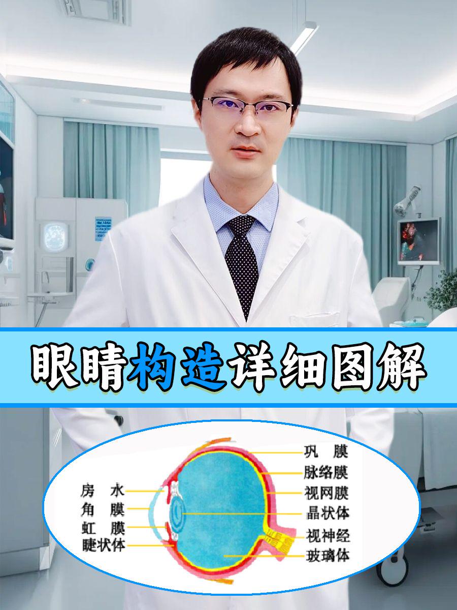 眼睛构造详细图解