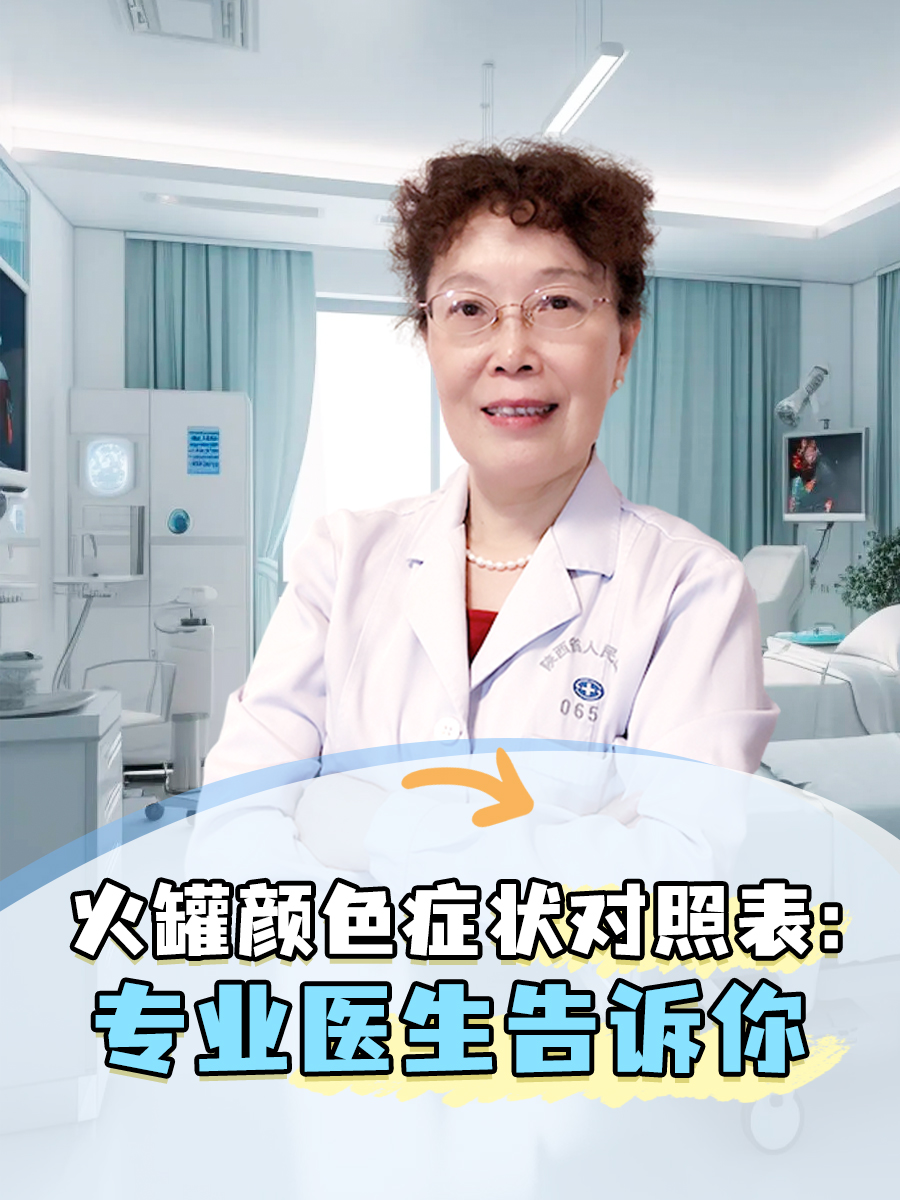火罐颜色症状对照表：专业医生告诉你