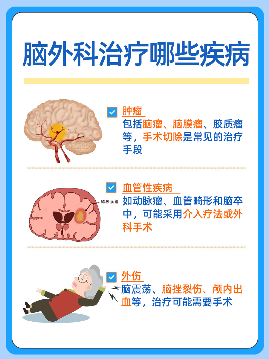 脑外科治疗哪些疾病？一文了解