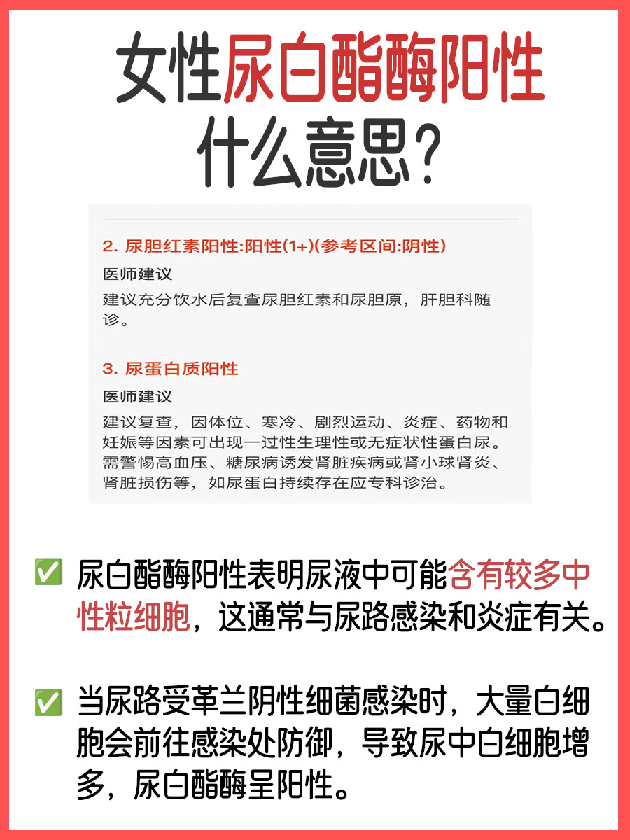 你知道吗？女性尿白酯酶阳性什么意思