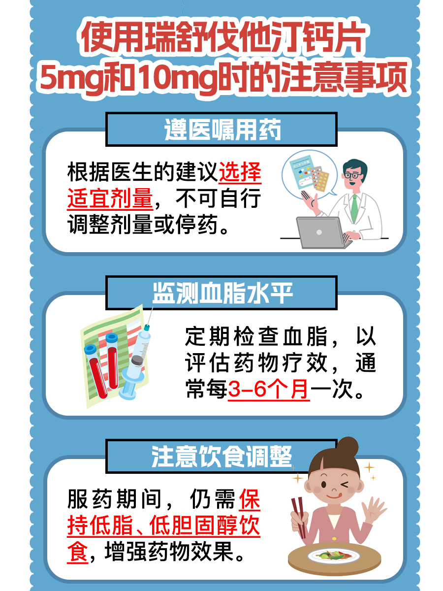 瑞舒伐他汀钙片5mg与10mg区别解析