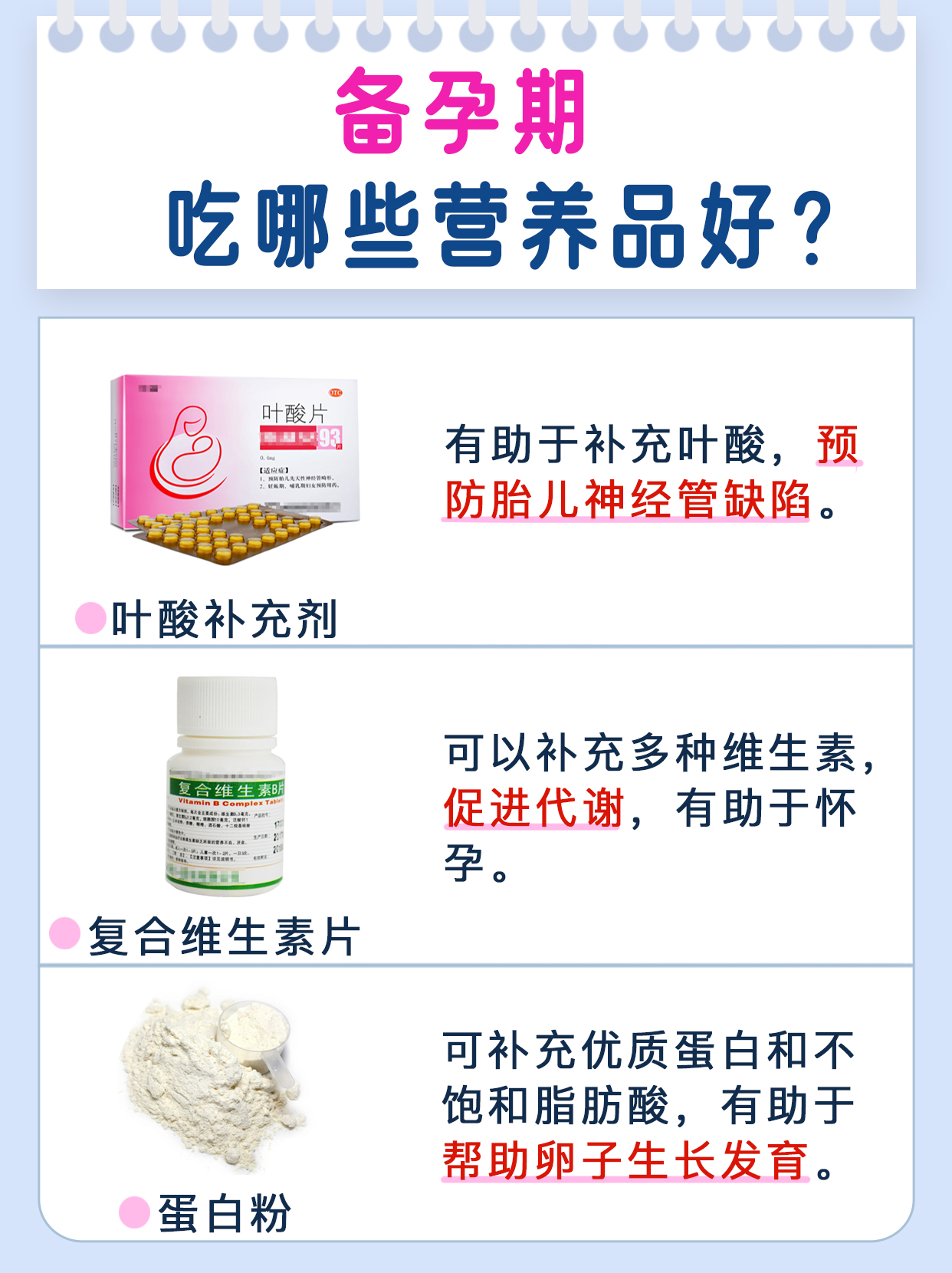 了解备孕期—怎样吃营养品比较好?