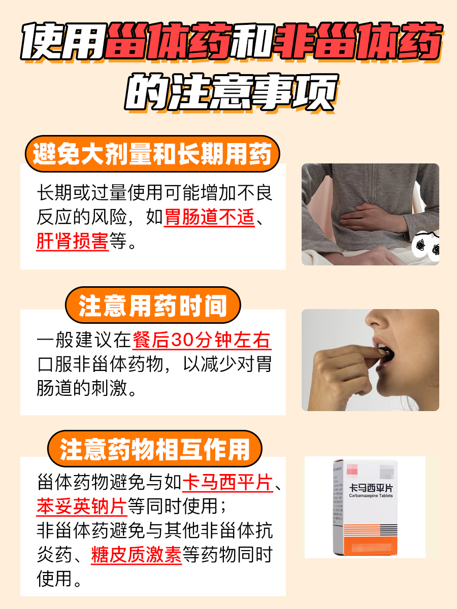 甾体VS非甾体:药物界的双雄对决!