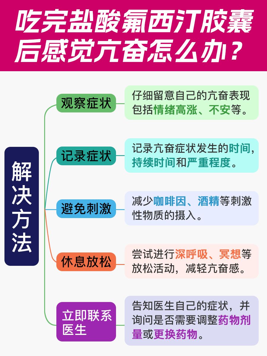 吃了氟西汀，心情是处于亢奋状态还是平静状态