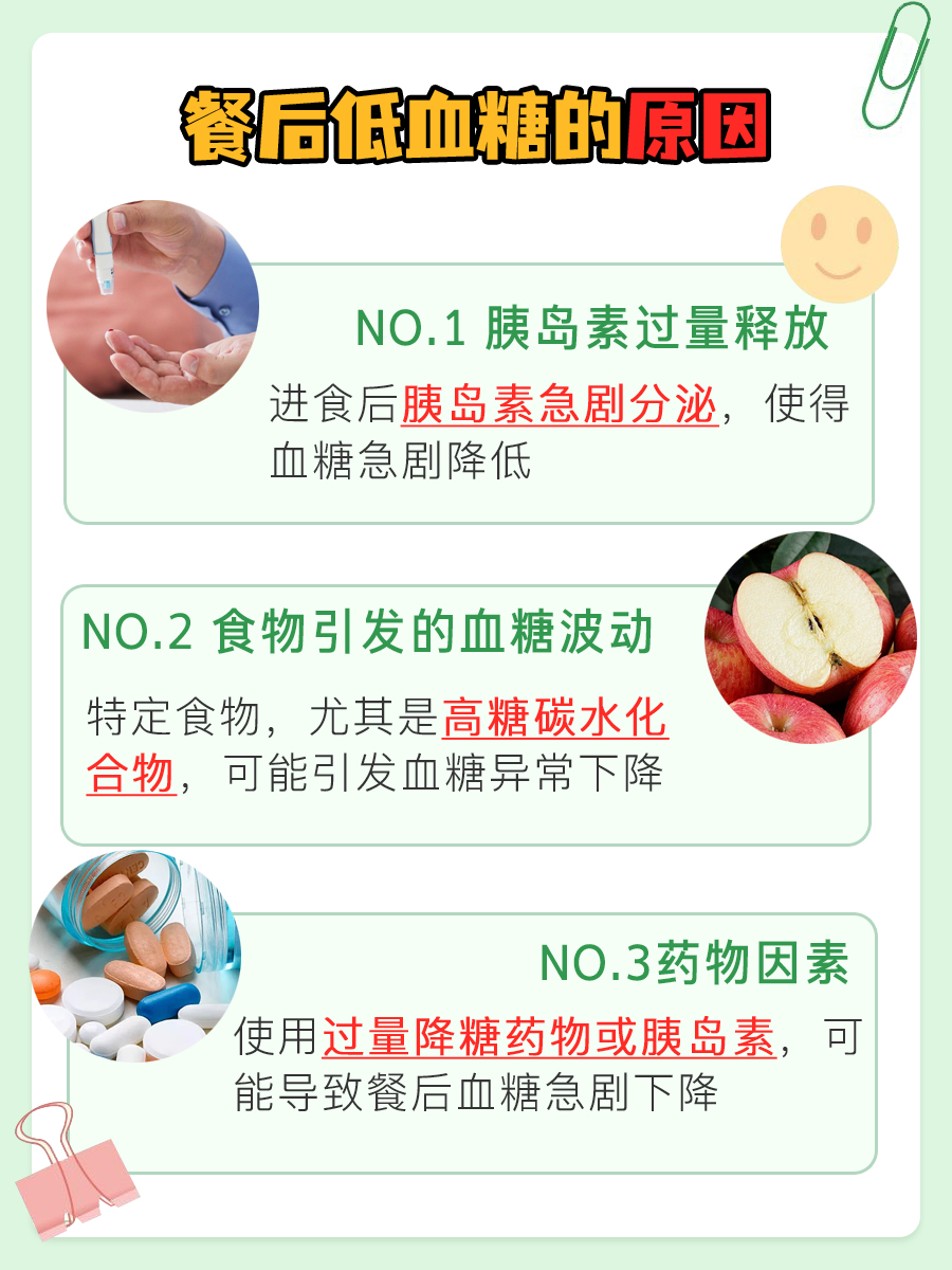 饭后血糖反常下降？揭秘餐后低血糖的原因！