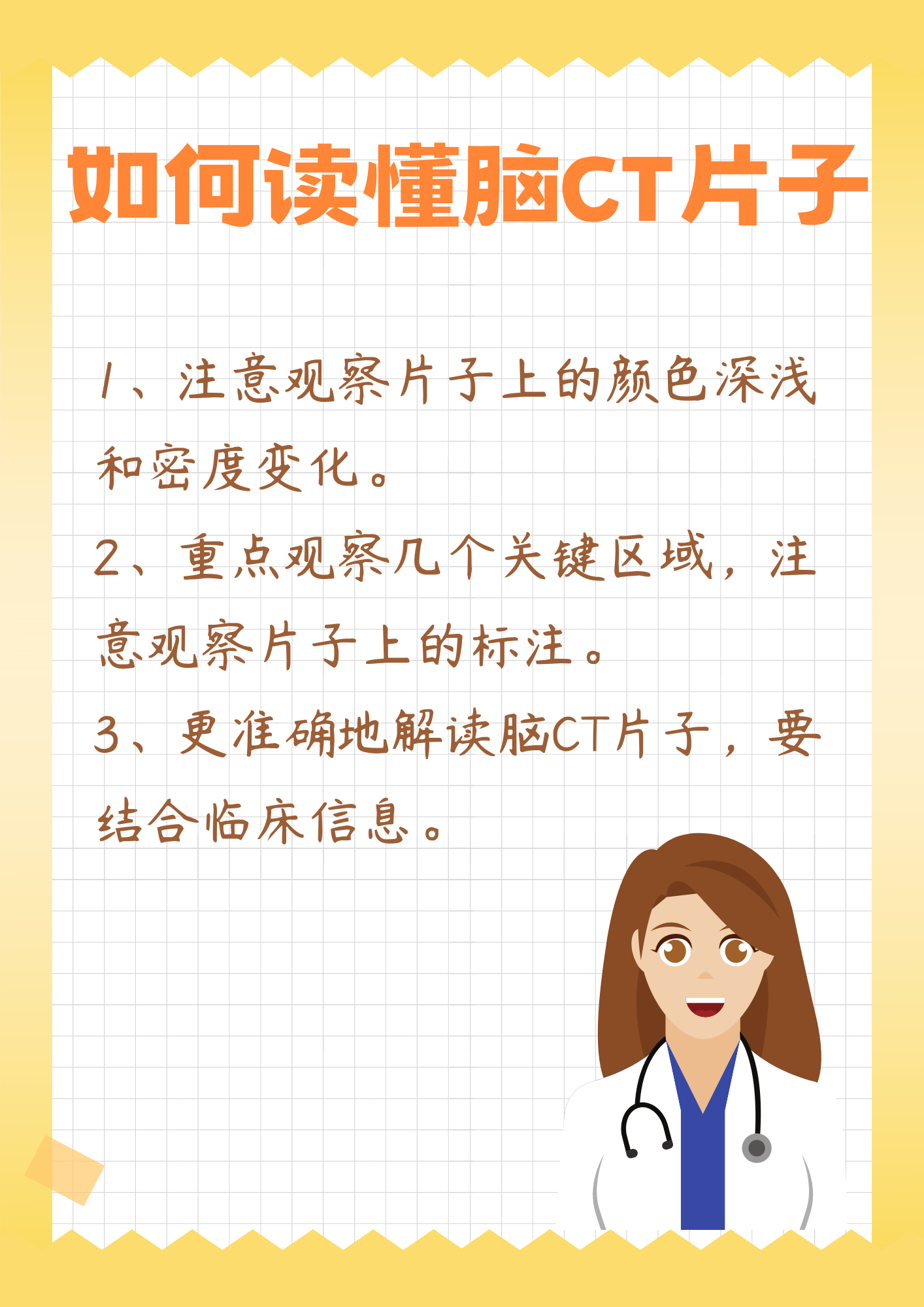 教你如何读懂脑CT片子：步骤详解