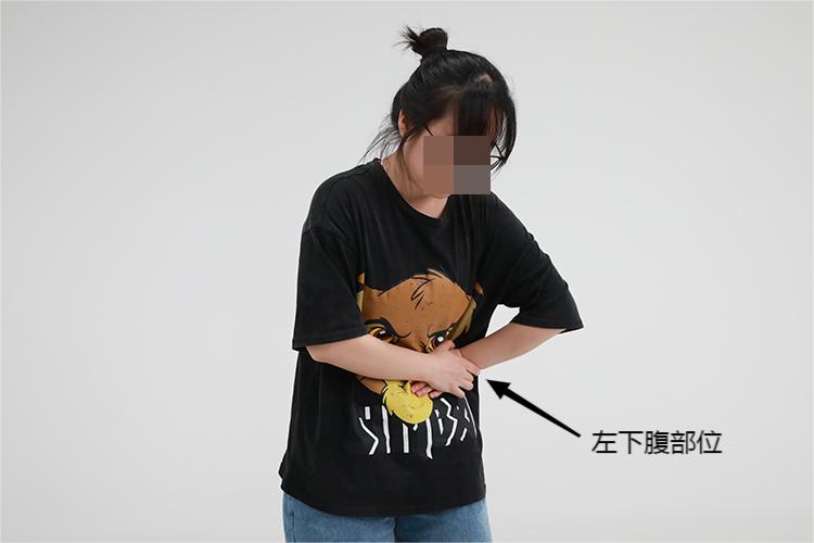 左侧急性输卵管炎疼痛图