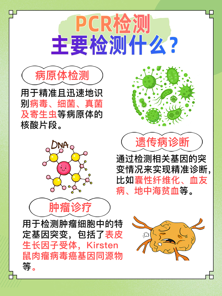 PCR检测主要是检测什么：一看便知道