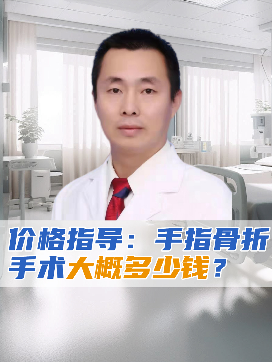 价格指导:手指骨折手术大概多少钱?
