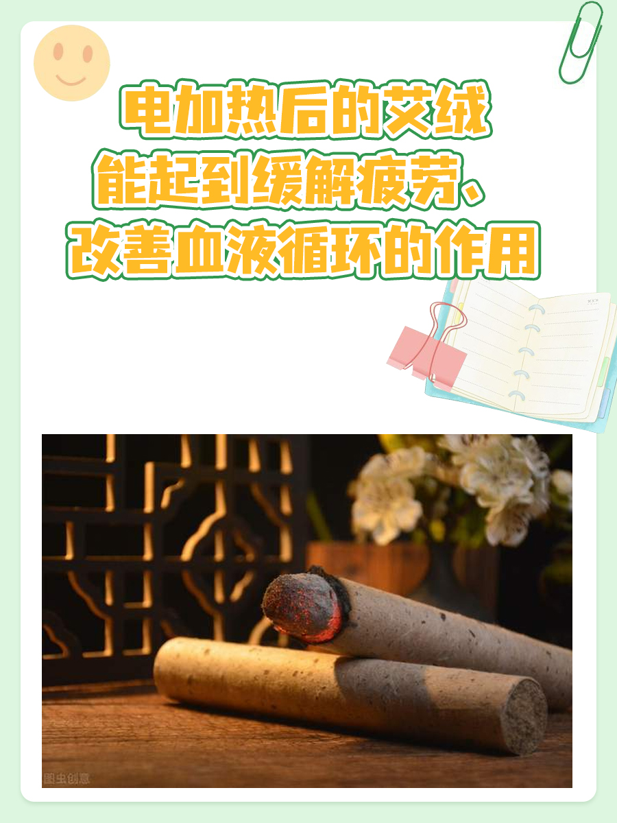 电加热后的艾绒，能否给人体带来惊喜？