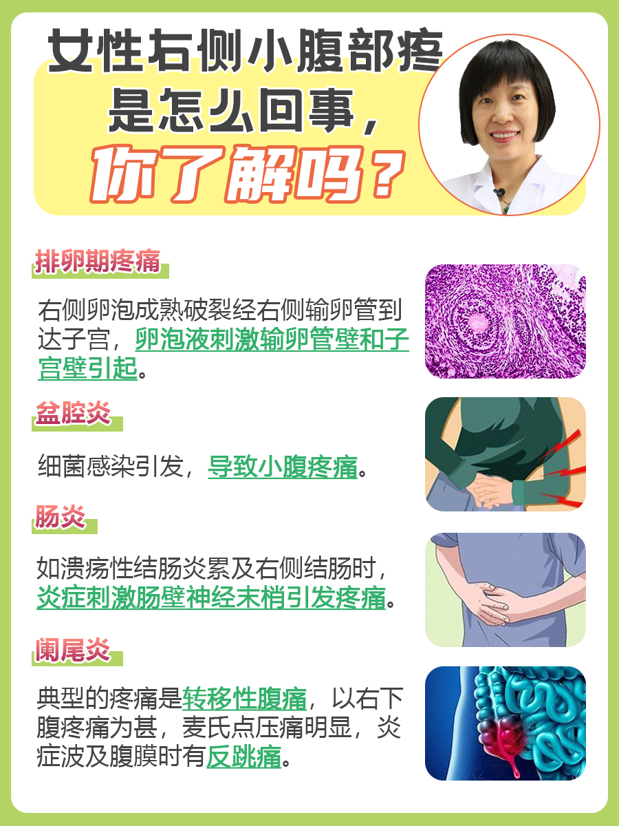 女性右侧小腹部疼是怎么回事，你了解吗？