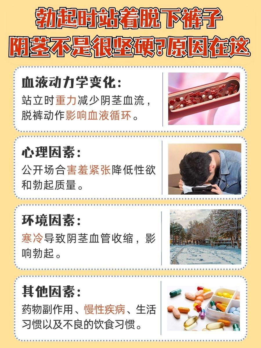 勃起之谜：探索男性脱下裤子后不坚之因