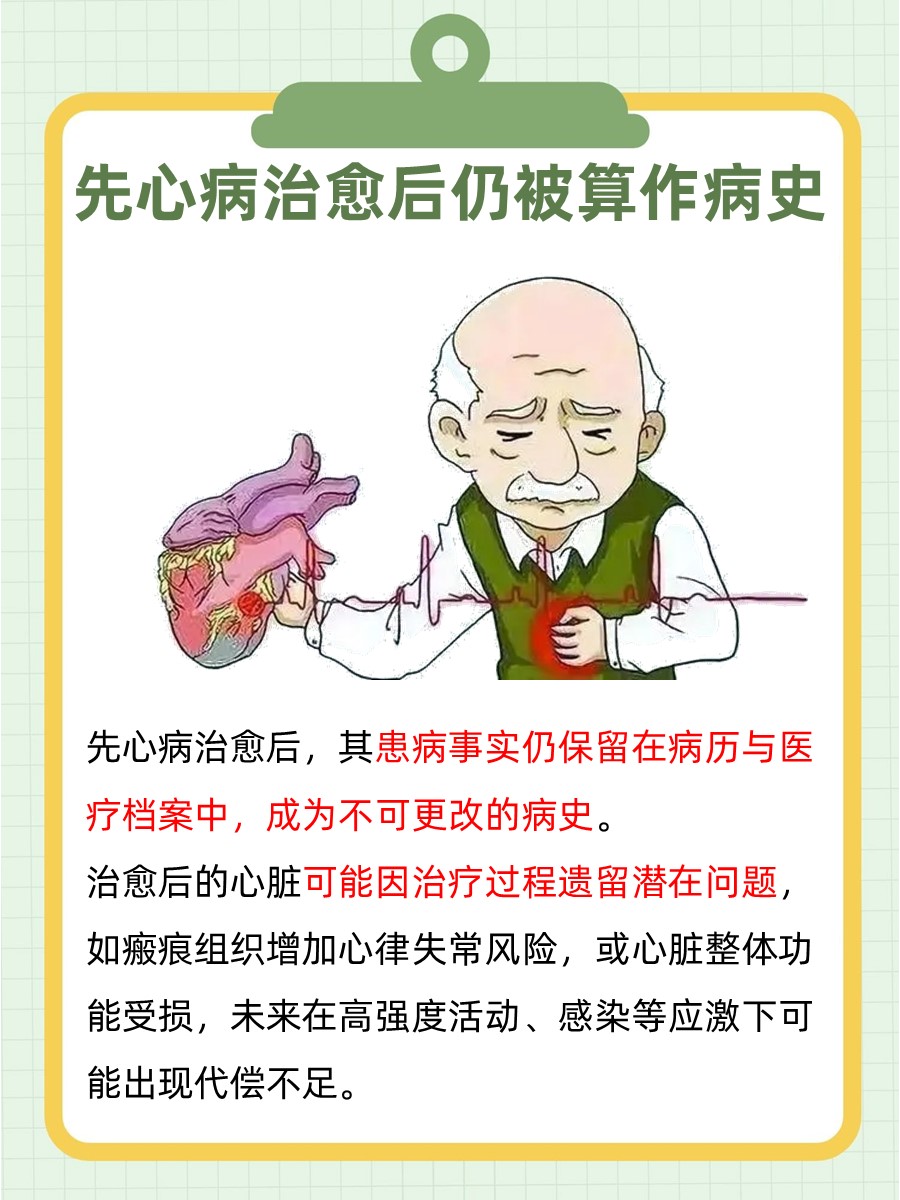 先心病治愈后，还算不算病史呢？