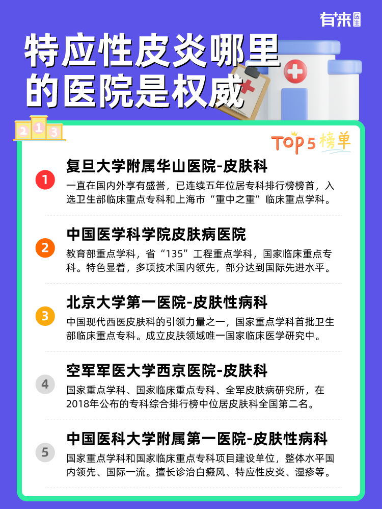 特应性皮炎哪里的医院是权威