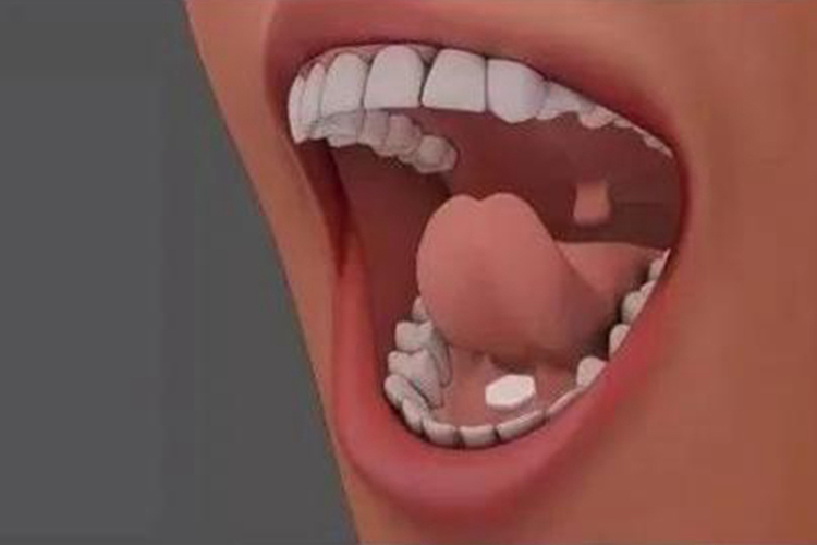 舌下含服图 舌下含服图