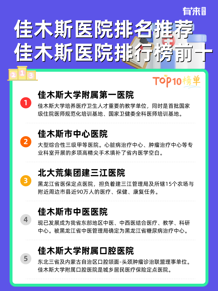 佳木斯医院排名推荐 佳木斯医院排行榜前十